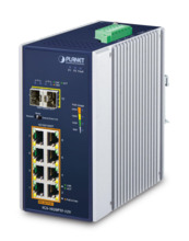 Planet IGS-1020PTF-12V IP30 Ind 8-P 10/100/1000T