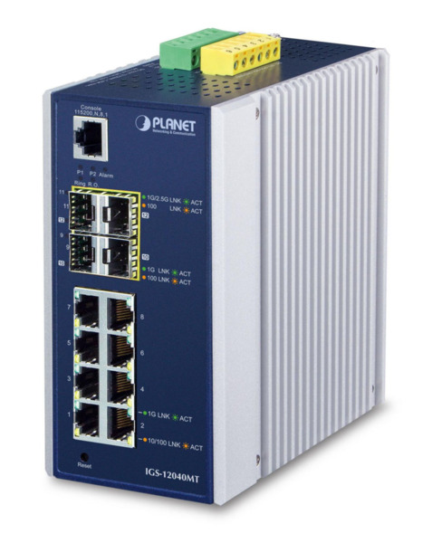 Planet IGS-12040MT IP30 Industrial 8* 1000TP