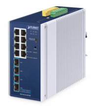 Planet IGS-4215-8T4X IP30 Industrial L2/L4 8-Port