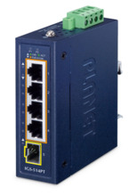 Planet IGS-514PT IP30 Compact size 4-Port