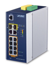 Planet IGS-5225-8P2T2S IP30 Industrial L2+/L4 8-Port