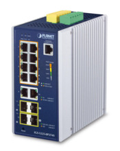 Planet IGS-5225-8P2T4S IP30 Industrial L2+/L4 8-Port