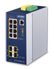 Planet IGS-5225-8P4S-12V IP30 Industrial L2+/L4 8-Port