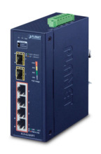 Planet IGS-624HPT IP30 6-Port Gigabit Switch