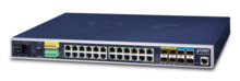 Planet IGS-6325-20T4C4X IP30 19" Rack Mountable Ind