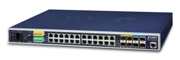 Planet IGS-6325-20T4C4X IP30 19" Rack Mountable Ind