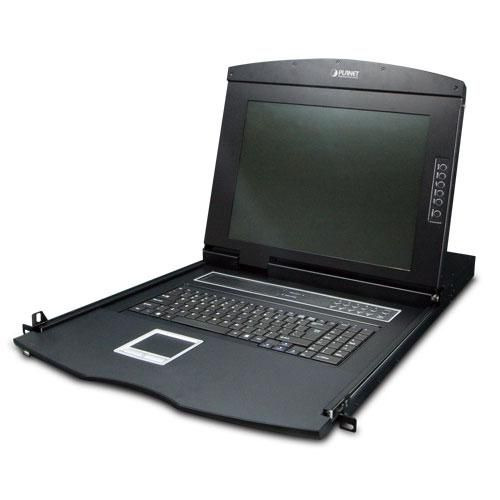 Planet IKVM-210-08M 17" 8-Port Combo VGA LCD