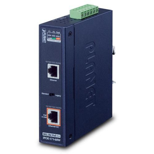 Planet IPOE-171-60W IP30, Industrial Single-Port