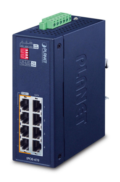 Planet IPOE-470 IP30 Industrial 4-port