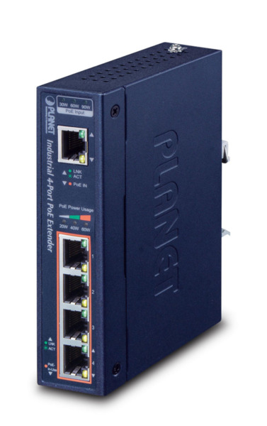 Planet IPOE-E174 IP30 Industrial 1-Port 60W