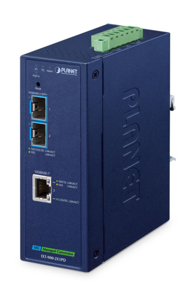 Planet IXT-900-2X1PD IP40 Industrial 2-Port