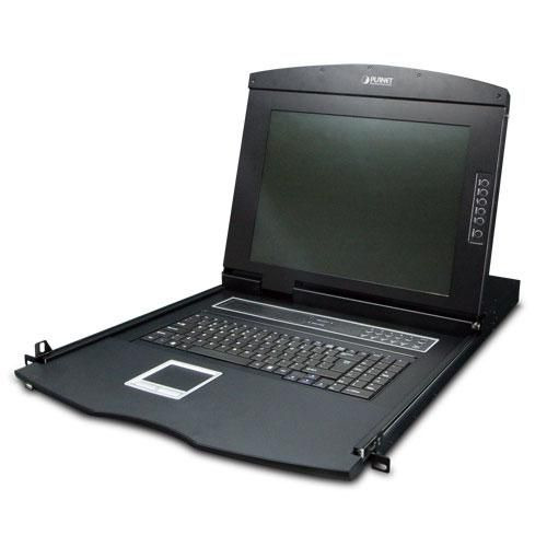 Planet KVM-210-08M 17" 8-Port Combo VGA LCD