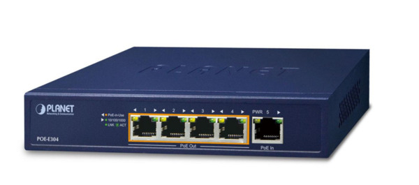 Planet POE-E304 1-P 60W Ultra PoE to 4-P