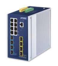 Planet TSN-6325-8T4S4X IP30 DIN-rail Industrial L3