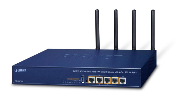 Planet VR-300PW5 Wi-Fi 5 AC1200 Dual Band VPN