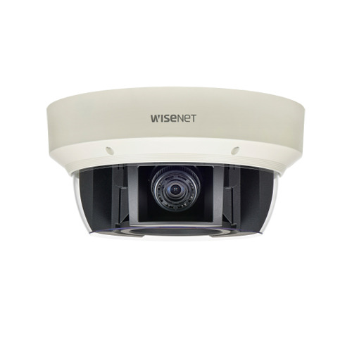 PNM-9081VQP Cámara multi-sensor 360º IP de 20Mpx, óptica 4 x 3.6-9.4 mm, IP66/IK10, 12Vdc/High PoE