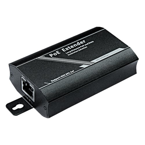 POE extender - Permite ampliar el alcance de la alimentación POE - IEE 802.3 af/at - Potencia de salida 15,4 W - Puertos 10/100