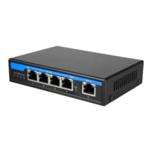 PoE Extender Switch - Amplía alcance alimentación POE - 4 puertos PoE + 1 Uplink RJ45 - IEEE 802.3 af/at/bt - Potencia máxima to