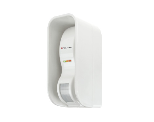 Politec NAT SENSOR WS Detector de cortina doble tecnología autoalimentado para exterior con antienmascaramiento. Cobertura 10 m