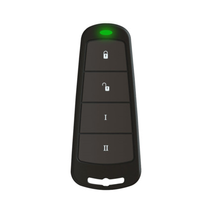 Comprar Pyronix Hikvision PYRO-47 KEYFOB-WE Mando vía radio bidireccional Pyronix. 4 botones y 8 funciones. 868MHz. EN50131 Grado 2.