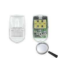 PYRONIX KX15DT Detector PIR doble tecnología - Apto para uso en interior - 1 PIR Infrarrojos, 1 Microondas - Cableado - Rango de (4)