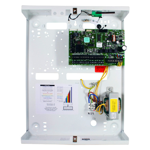 PYRONIX PCX78L Central híbrida - Certificado grado 3 - 8 zonas cableadas en placa - 64 zonas adicionales inalámbricas o 46 cable