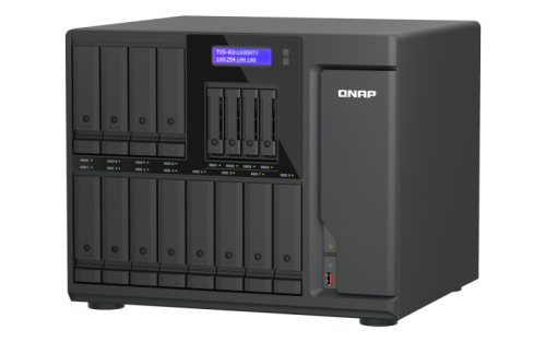 QNAP 16-BAY QUTS HERO NAS (12 X 3.5" SATA + 4 X U.2 NVME SLOTS), INTEL CORE ULTRA9 285 24CORES(8P+16E), 48G DDR5 ECC (UP TO 192G (1)