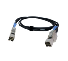 QNAP CAB-PCIE10M-8644-4X cable Serial Attached SCSI (SAS) 1 m Negro