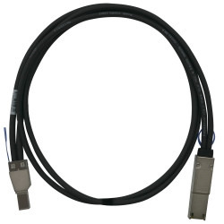 QNAP CAB-SAS05M-8644-8088 cable Serial Attached SCSI (SAS) 1 m Negro (1)