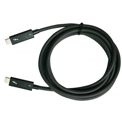 QNAP CAB-TBT305M-40G-LINTES 2 m Negro 40 Gbit/s