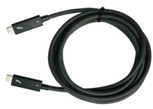 QNAP CAB-TBT315M-40G cable Thunderbolt 1,5 m 40 Gbit/s Negro
