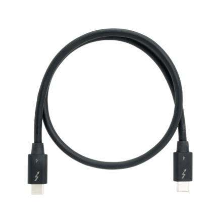 Comprar QNAP CAB-TBT4-0M5 cable Thunderbolt 0,5 m 40 Gbit/s Negro