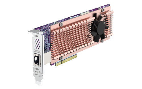 QNAP Card QM2 tarjeta y adaptador de interfaz Interno PCIe, RJ-45 (4)