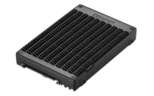 QNAP QDA-UMP4 caja para disco duro externo Caja externa para unidad de estado sólido (SSD) Negro 2.5" (1)