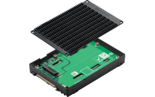 QNAP QDA-UMP4 caja para disco duro externo Caja externa para unidad de estado sólido (SSD) Negro 2.5" (6)