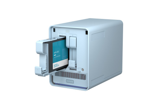 QNAP QMiroPlus-201W NAS Escritorio Intel® Celeron® J4125 4 GB DDR4 0 TB QNAP Turbo System Azul (4)