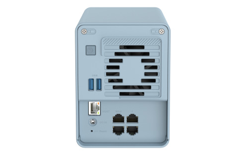 QNAP QMiroPlus-201W NAS Escritorio Intel® Celeron® J4125 4 GB DDR4 0 TB QNAP Turbo System Azul (5)