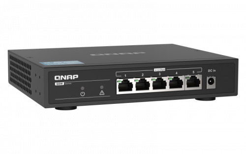 QNAP QSW-1105-5T switch No administrado Gigabit Ethernet (10/100/1000) Negro (4)