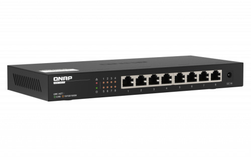 QNAP QSW-1108-8T switch No administrado 2.5G Ethernet (100/1000/2500) Negro (2)