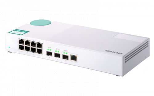 QNAP QSW-308-1C switch No administrado Gigabit Ethernet (10/100/1000) Blanco (9)