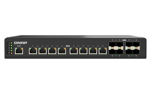 QNAP QSW-IM3216-8S8T switch Gestionado 10G Ethernet (100/1000/10000) Negro