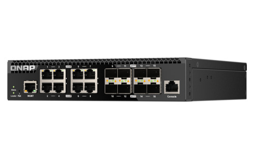 QNAP QSW-M3216R-8S8T switch Gestionado L2/L3 10G Ethernet (100/1000/10000) 1U Negro (2)