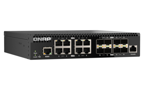 QNAP QSW-M3216R-8S8T switch Gestionado L2/L3 10G Ethernet (100/1000/10000) 1U Negro (5)