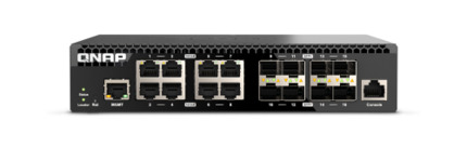 Comprar QNAP QSW-M3216R-8S8T switch Gestionado L2/L3 10G Ethernet (100/1000/10000) 1U Negro
