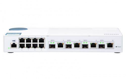 QNAP QSW-M408-4C switch Gestionado L2 Gigabit Ethernet (10/100/1000) Blanco (1)