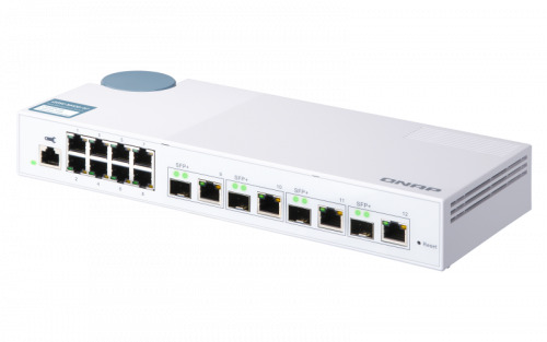 QNAP QSW-M408-4C switch Gestionado L2 Gigabit Ethernet (10/100/1000) Blanco (3)
