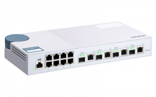 QNAP QSW-M408-4C switch Gestionado L2 Gigabit Ethernet (10/100/1000) Blanco (4)