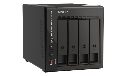 QNAP QVP-41C servidor de almacenamiento NAS Torre Intel® Celeron® J6412 8 GB DDR4 0 TB Negro (3)