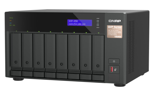 QNAP QVP-85B servidor de almacenamiento NAS Torre Intel® Core™ i5 32 GB DDR4 Unidad de disco duro QVR Pro Negro (5)