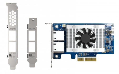 QNAP QXG-10G2T-X710 adaptador y tarjeta de red Interno Ethernet 1000 Mbit/s (1)